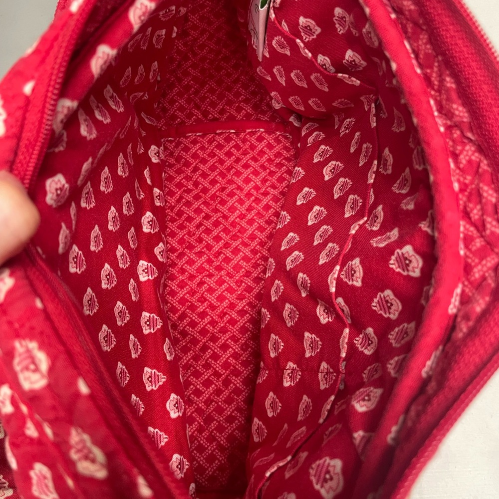 Vera Bradley Red Quilted Bag with Pattern - Picture 3 of 3